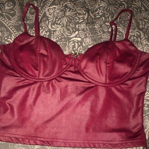 Velvet Crop top